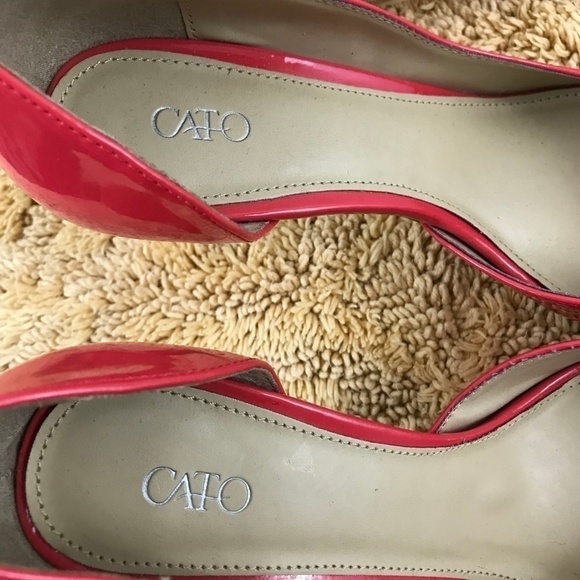 *4/$20* Cato Pink Patent Leather Shoes.NWOT - Picture 3 of 6